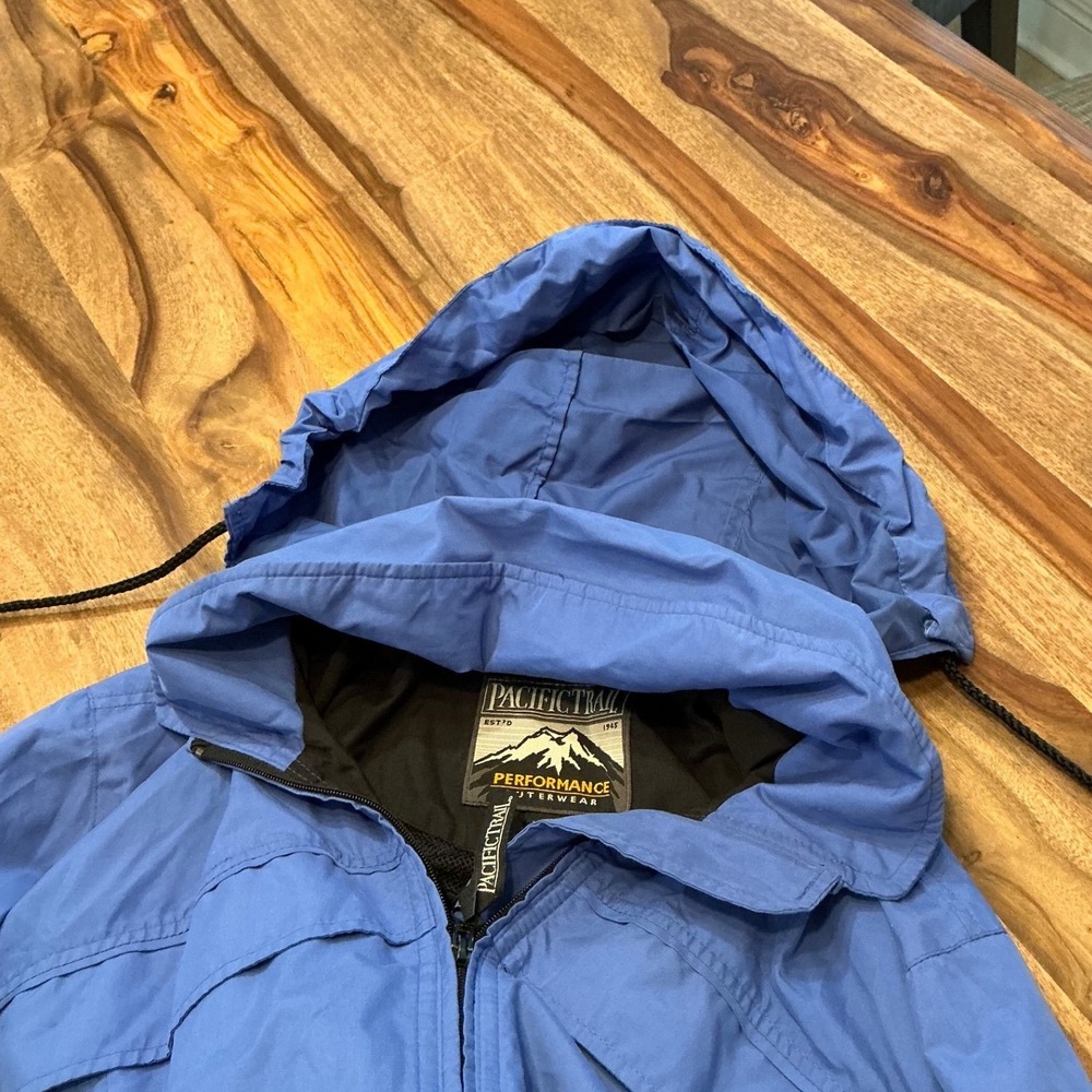 Pacific Trail Blue Lightweight Hooded Performance Outerwear Jacket Women's Small - Picture 7 of 12